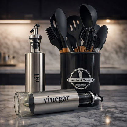 PROMOCOMBO: 11 Utensilios de Cocina + 2 Dispensadores Aceite y Vinagreta