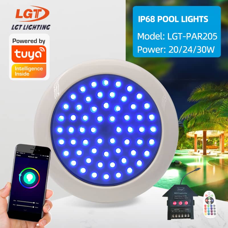 Lámparas LED para Piscina - 18 Vatios RGB Multicolor