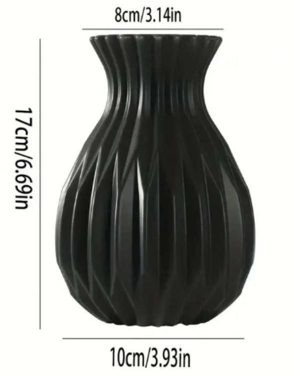 🌿 Florero Nórdico Minimalista 🌟 Imitación Cerámica en Plástico Elegante 🏡