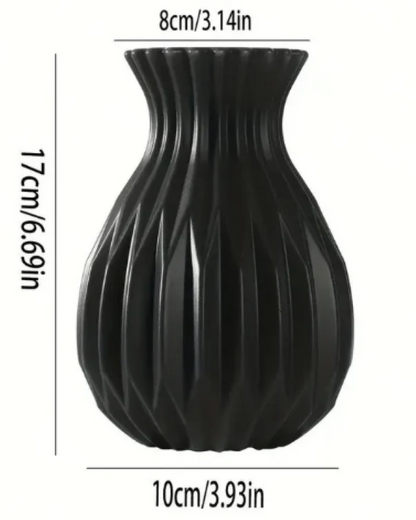 🌿 Florero Nórdico Minimalista 🌟 Imitación Cerámica en Plástico Elegante 🏡