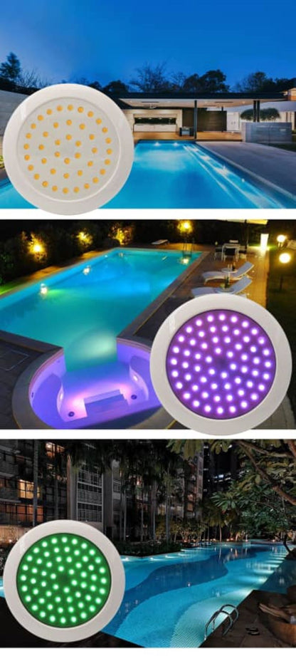 Lámparas LED para Piscina - 18 Vatios RGB Multicolor